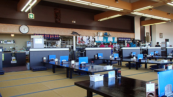 潮騒の湯の食堂